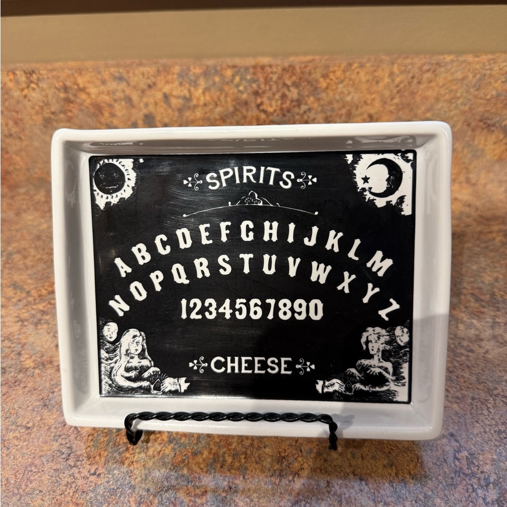 Ouija cheese board